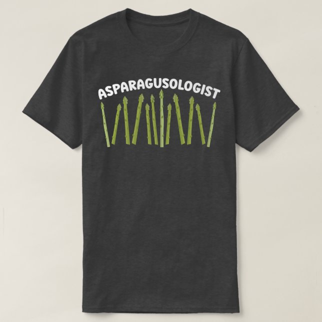 Asparagusologist Asparagus Lover Vegan Vegetable V T-Shirt (Design Front)