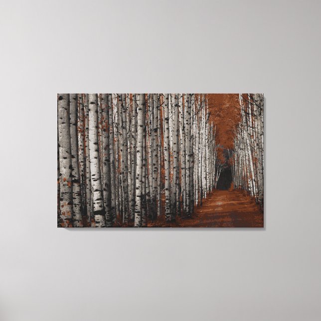 Aspen Alley Fine Art Three Panel Canvas Print. Print (Front)