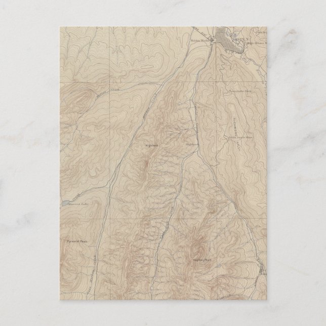 Aspen Atlas Sheet Postcard (Front)