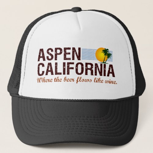 Aspen California Trucker Hat