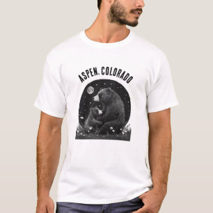 Aspen Colorado Mens Tshirt with Bears