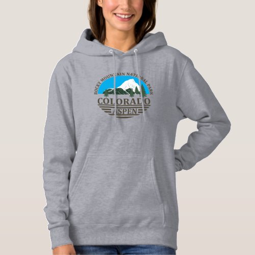 Aspen Colorado mountains Hoodie