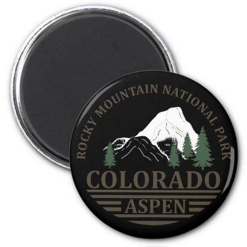 Aspen Colorado mountains Magnet