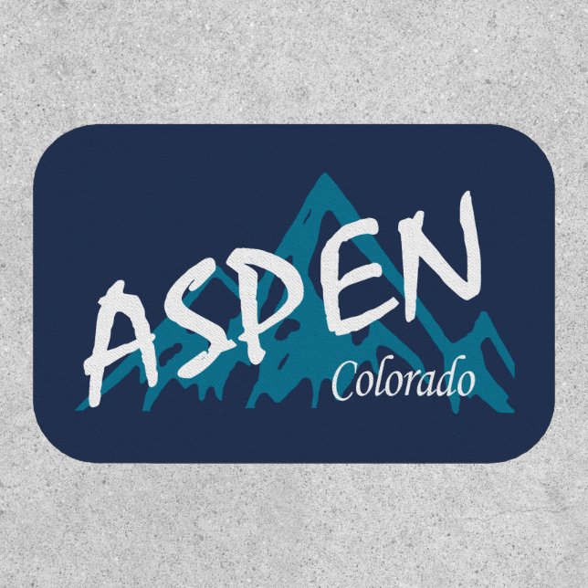 Aspen Colorado Mountains Patch (Front)