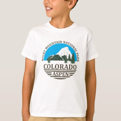 Aspen Colorado mountains T_Shirt