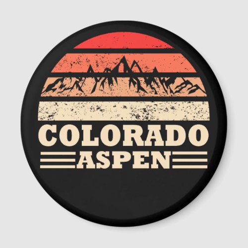 Aspen Colorado mountains vintage Magnet