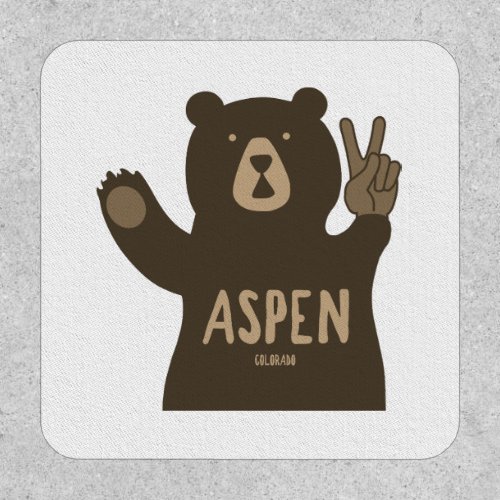 Aspen Colorado Peace Bear Patch