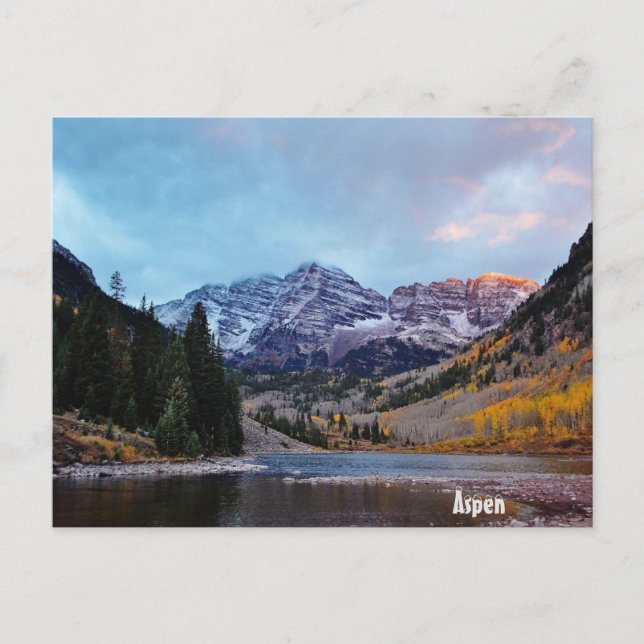 Aspen Colorado Postcard (Front)