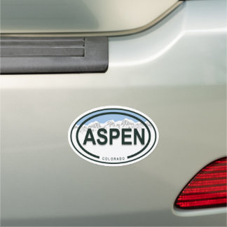 Aspen Colorado Rocky Mountains Car Magnet