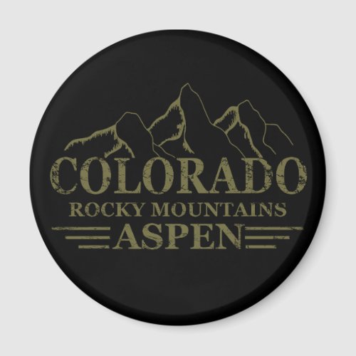 Aspen Colorado rocky mountains Magnet