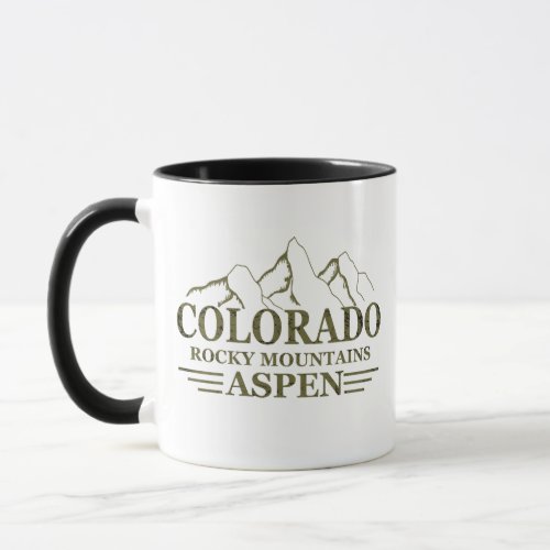 Aspen Colorado rocky mountains Mug