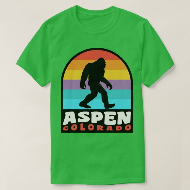 Aspen Colorado Rocky Mountains T-Shirt (Design Front)