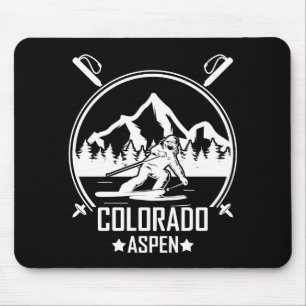Aspen Colorado ski Mouse Pad