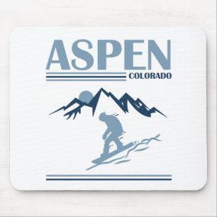 Aspen Colorado ski Mouse Pad