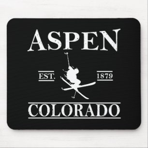 Aspen Colorado ski Mouse Pad