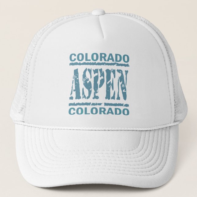 ASPEN, COLORADO TRUCKER HAT (Front)