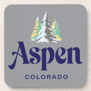 Aspen Colorado United States Beverage Coaster