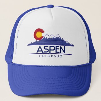 Aspen Colorado Wood Mountains Hat by ColoradoCreativity at Zazzle