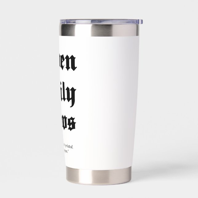 Aspen Daily News 20 oz. Insulated Tumbler (Left)