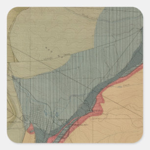 Aspen District Sheet Square Sticker