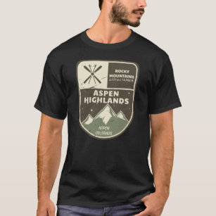 Aspen Highlands Aspen Rocky Mountains Colorado T-Shirt