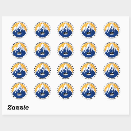 Patch Brodé Station Aspen Highlands Colorado - Insigne Ski Vintage