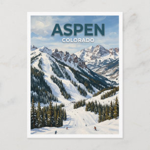 Aspen Highlands Colorado Postcard