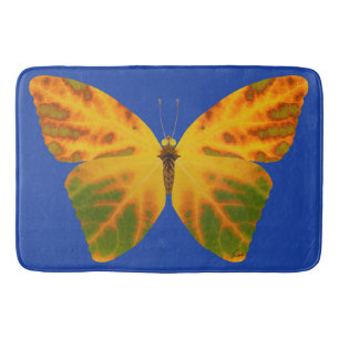 Aspen Leaf Butterfly 1 Bath Mat