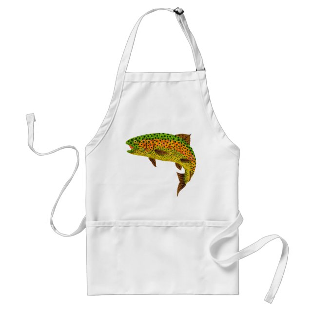 Aspen Leaf Rainbow Trout 1 Adult Apron (Front)