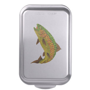 Aspen Leaf Rainbow Trout 1 Cake Pan