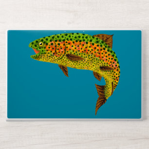 Aspen Leaf Rainbow Trout 1 HP Laptop Skin