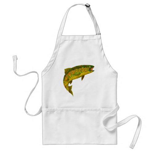 Aspen Leaf Rainbow Trout 3 Adult Apron