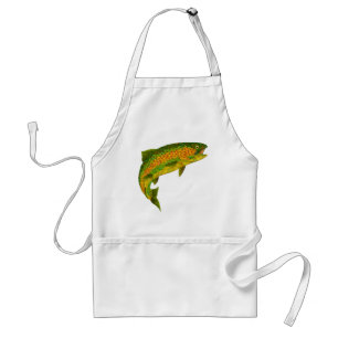 Aspen Leaf Rainbow Trout 4 Adult Apron