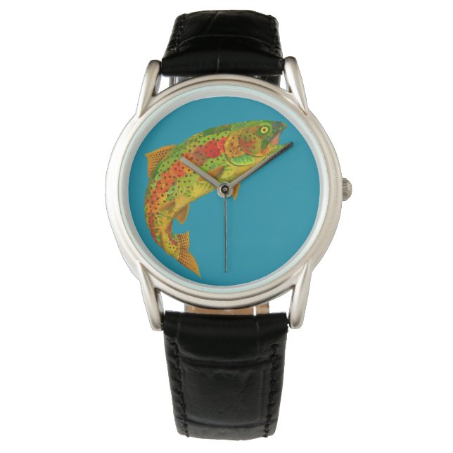 Aspen Leaf Rainbow Trout 5 Watch (Front)