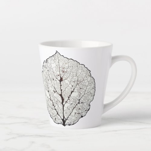 Aspen Leaf Skeleton 1 Latte Mug