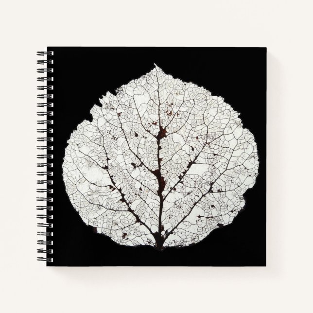 Aspen Leaf Skeleton 1 Notebook (Front)