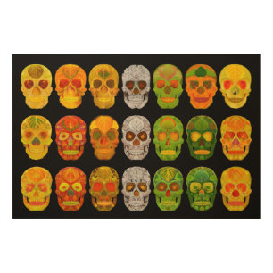 Aspen Leaf Skull Poster 2018