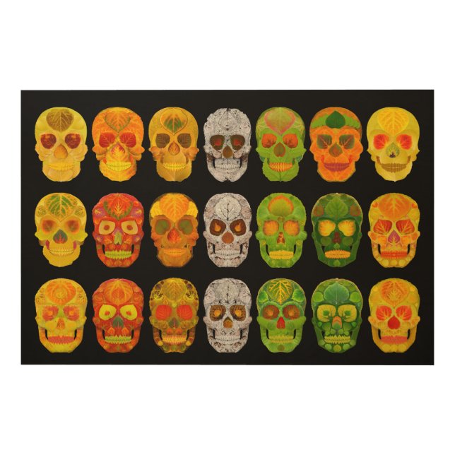 Aspen Leaf Skull Poster 2018 (Front)
