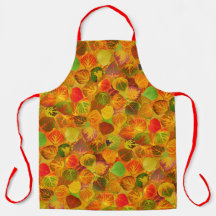 Aspen Leaves collage solid medley seamless 1