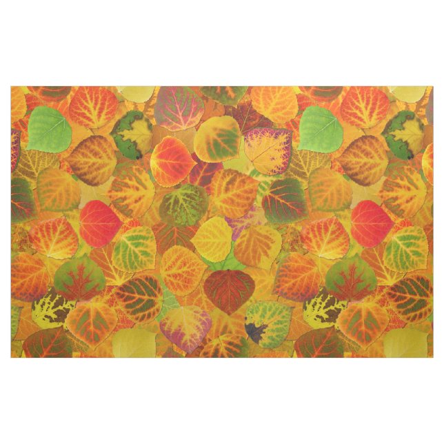 Aspen Leaves collage solid medley seamless 1 Fabric (Fat Quarter)