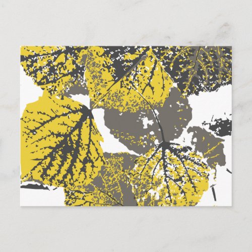 aspen leaves postcard