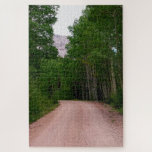 Aspen Lined Road Jigsaw Puzzle<br><div class="desc">Aspen Lined Road</div>