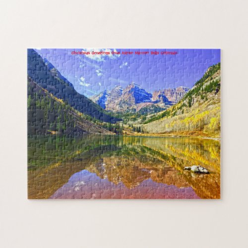 Aspen Maroon Bells Colorado Jigsaw Puzzle