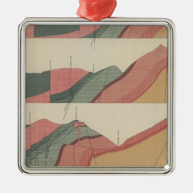 Aspen Mountain Sheet 2 Metal Ornament (Front)