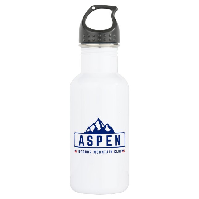 Aspen Outdoors  Stainless Steel Water Bottle (Front)