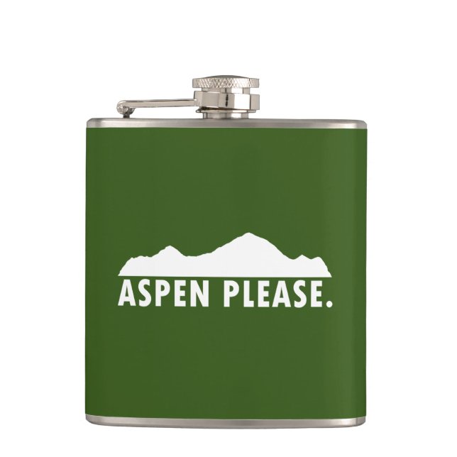 Aspen Please Flask (Front)