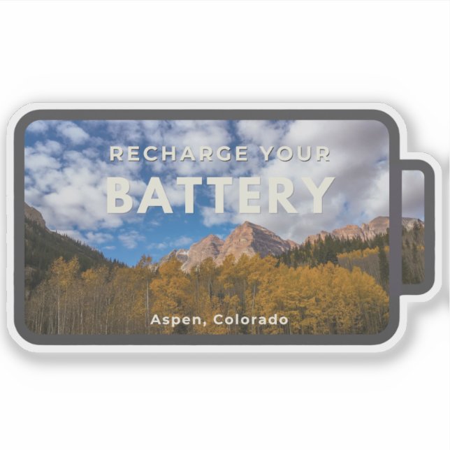 Aspen Recharge Sticker (Front)