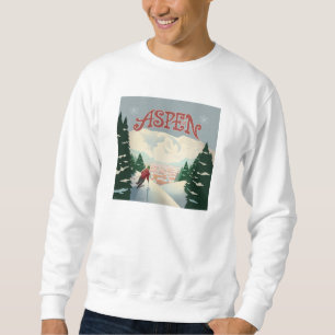 Aspen Skier Colorado Sweatshirt