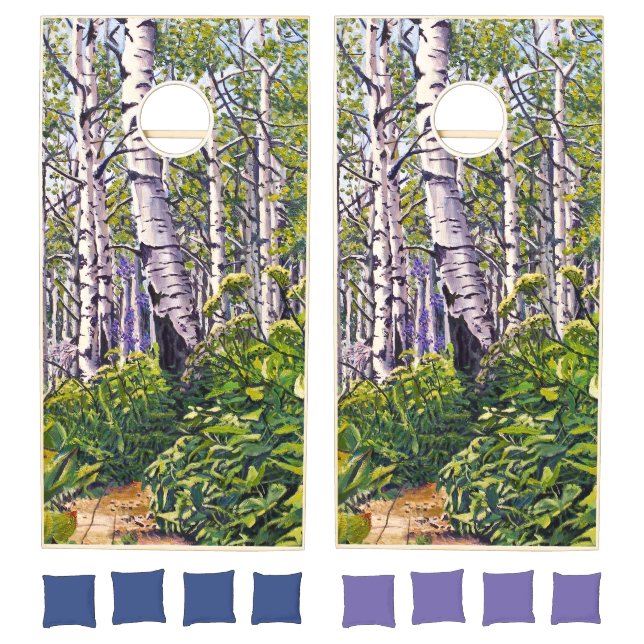 Aspen Tree Woodland Cornhole Set (Set)