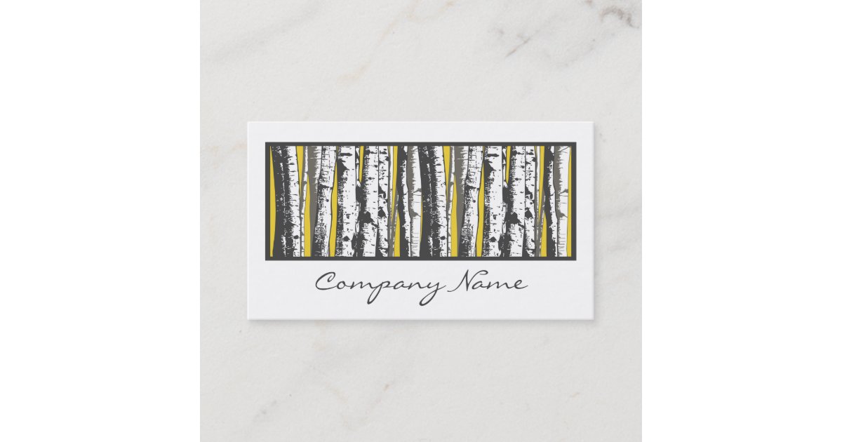 aspen trees business card